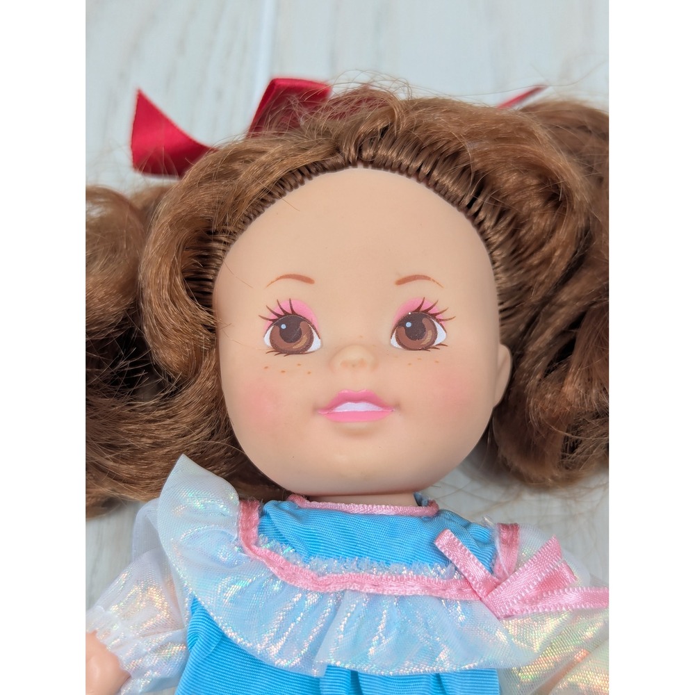 Playskool Sweetie Pops Doll Brown Hair Vintage 6 Outfits attached hands feet - Picture 3 of 13